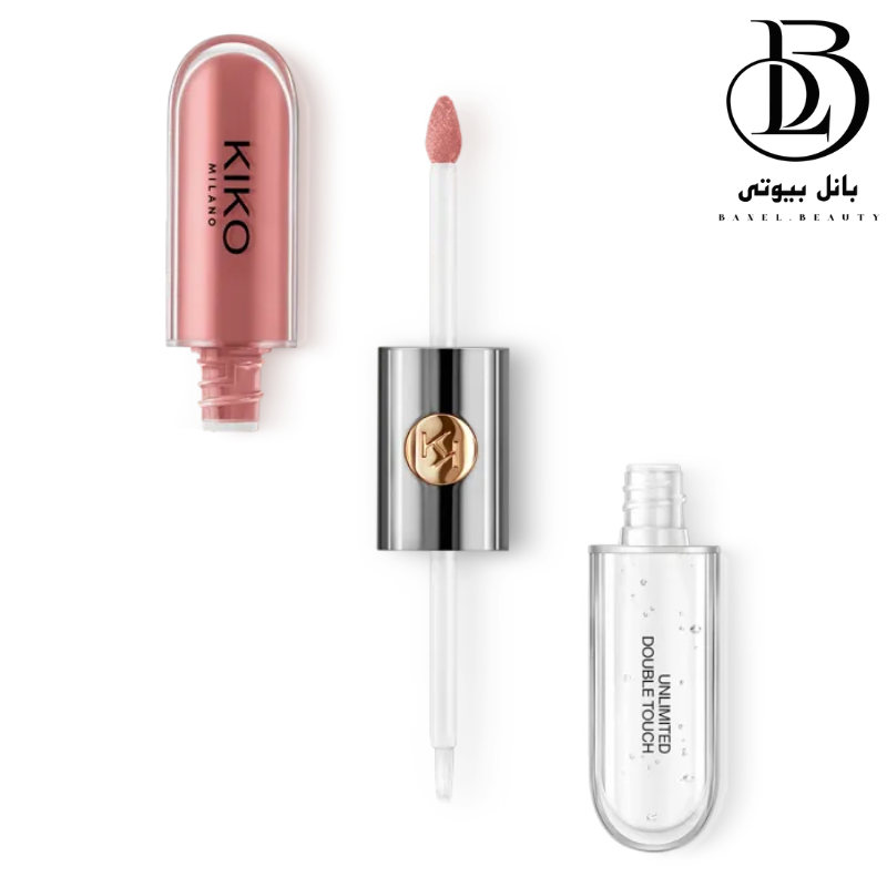 دابل رژ لب و برق لب کیکو میلانو مدل Unlimited Double Touch